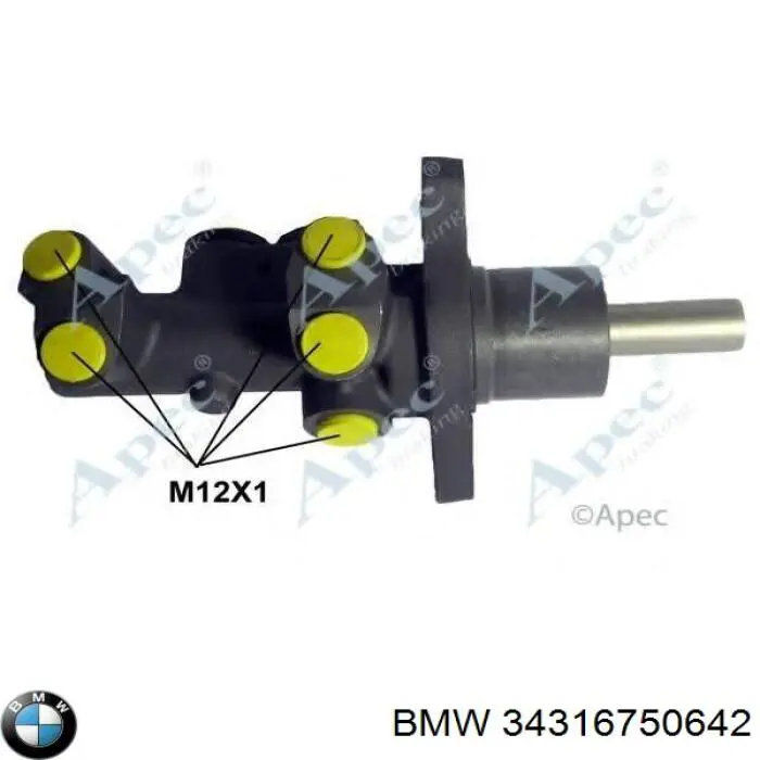 Купить 34316750642 BMW Главный тормозной цилиндр