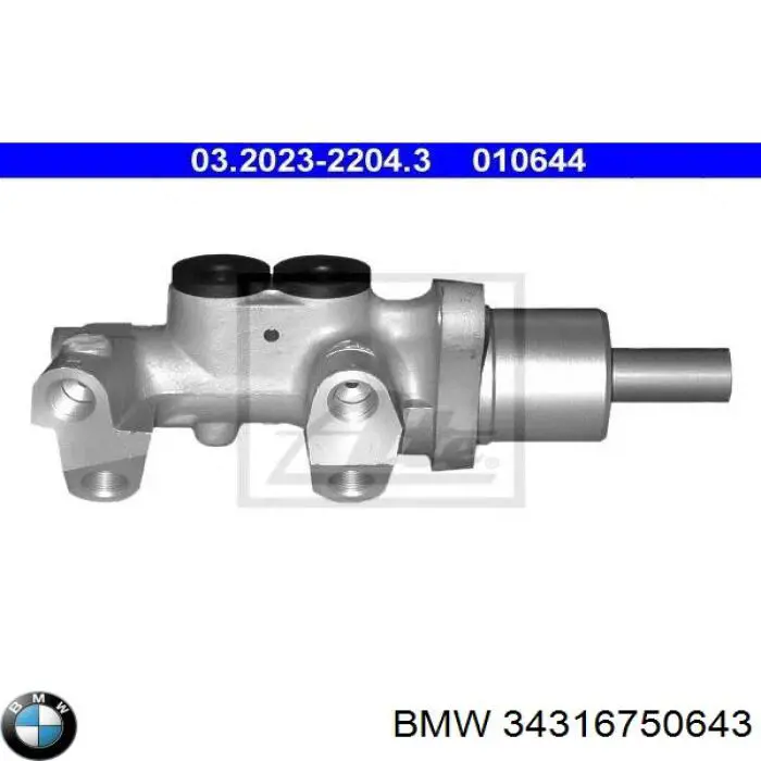 Цилиндр тормозной главный 34316750643 BMW