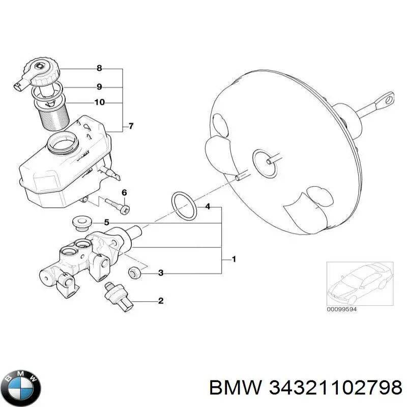 Купить 34321102798 BMW 