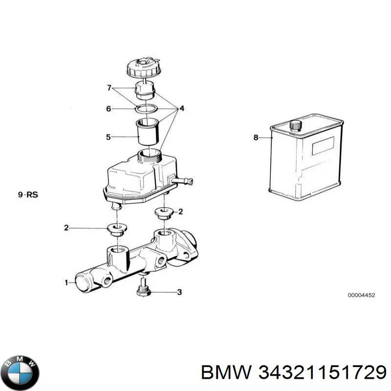 34321151729 BMW 