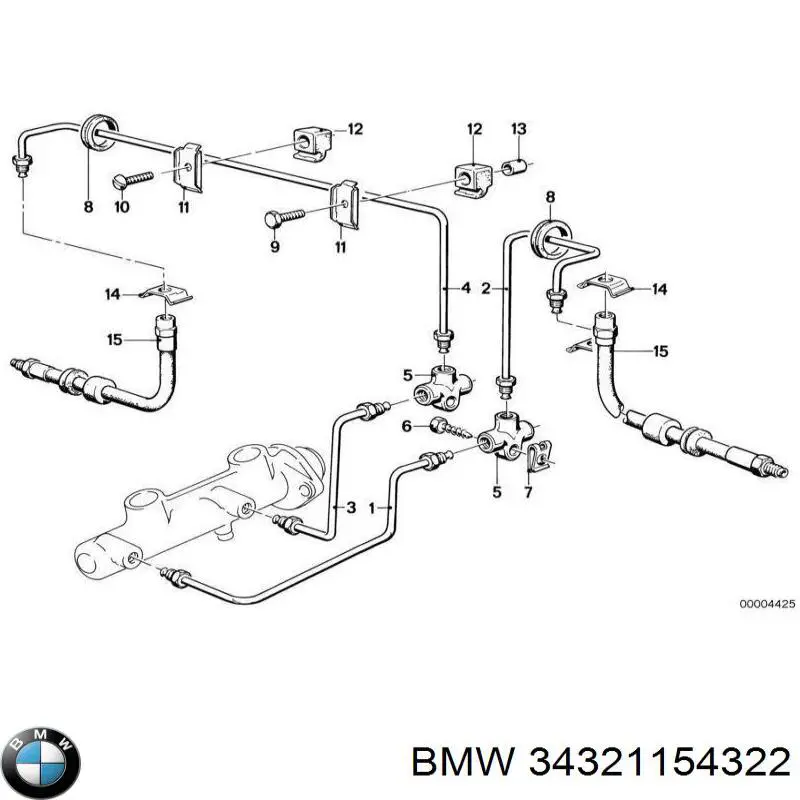  BMW 34321154322 цена, от 4.68 USD