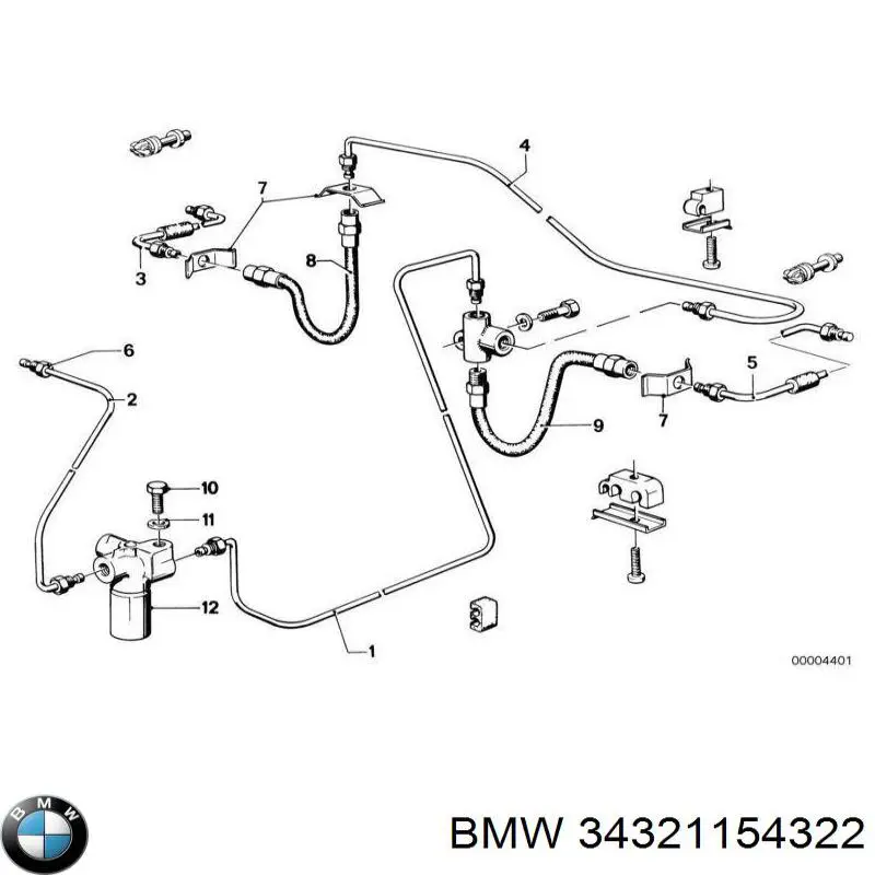 Купить 34321154322 BMW 