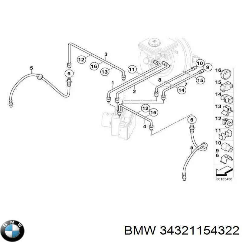 Купить 34321154322 BMW 