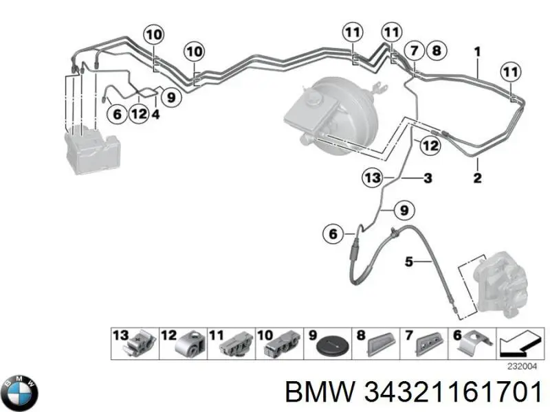  34321161701 BMW