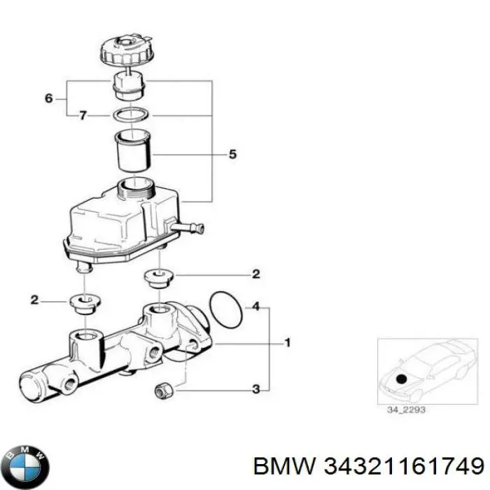 Купить 34321161749 BMW 