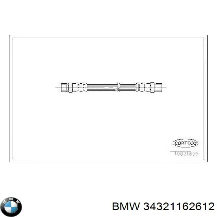 Тормозной шланг BMW 34321162612 цена, от 5.68 USD