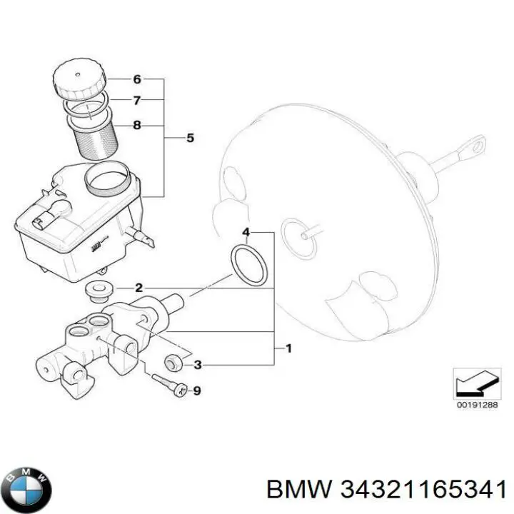  BMW 34321165341 цена, от 21.91 USD