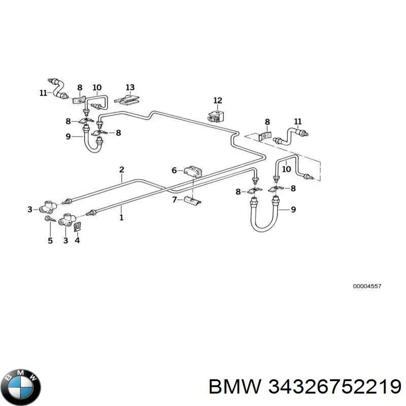 Купить 34326752219 BMW 