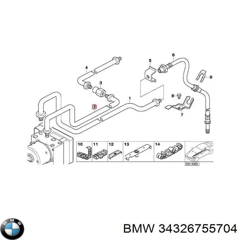 Купить 34326755704 BMW 