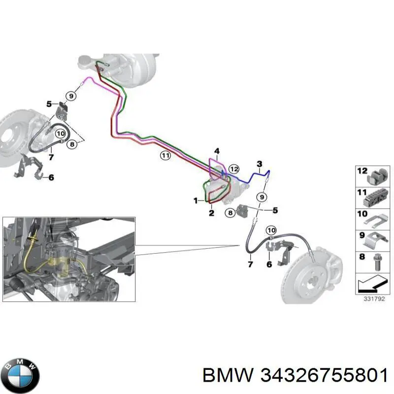  BMW 34326755801 цена, от 57.01 USD