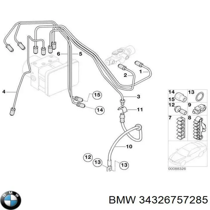  BMW 34326757285 цена, от 9.04 USD
