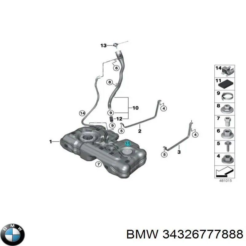 Шланг тормозной задний, правый BMW 34326777888 цена, от 8.90 USD