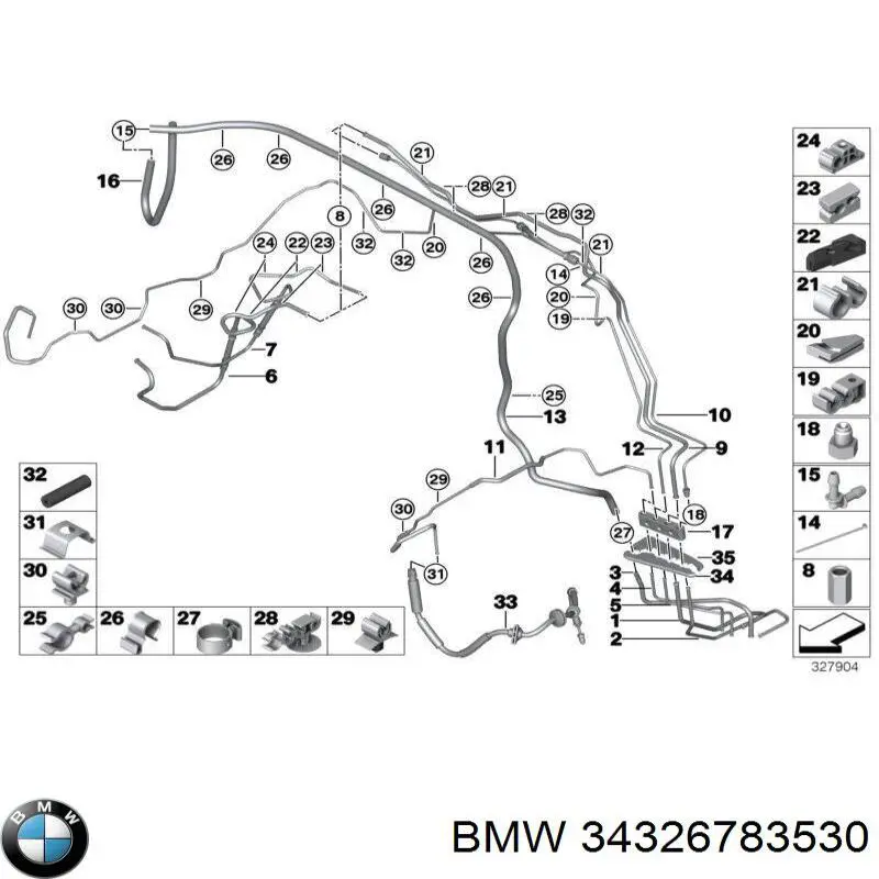  BMW 34326783530 цена, от 5.07 USD