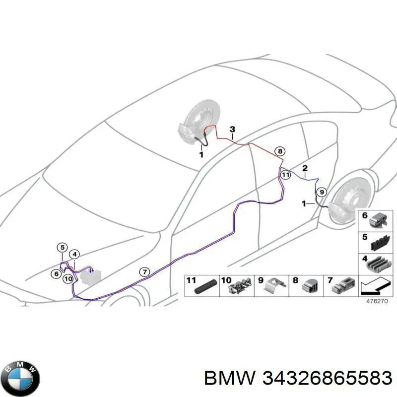  BMW 34326865583 цена, от 10.44 USD