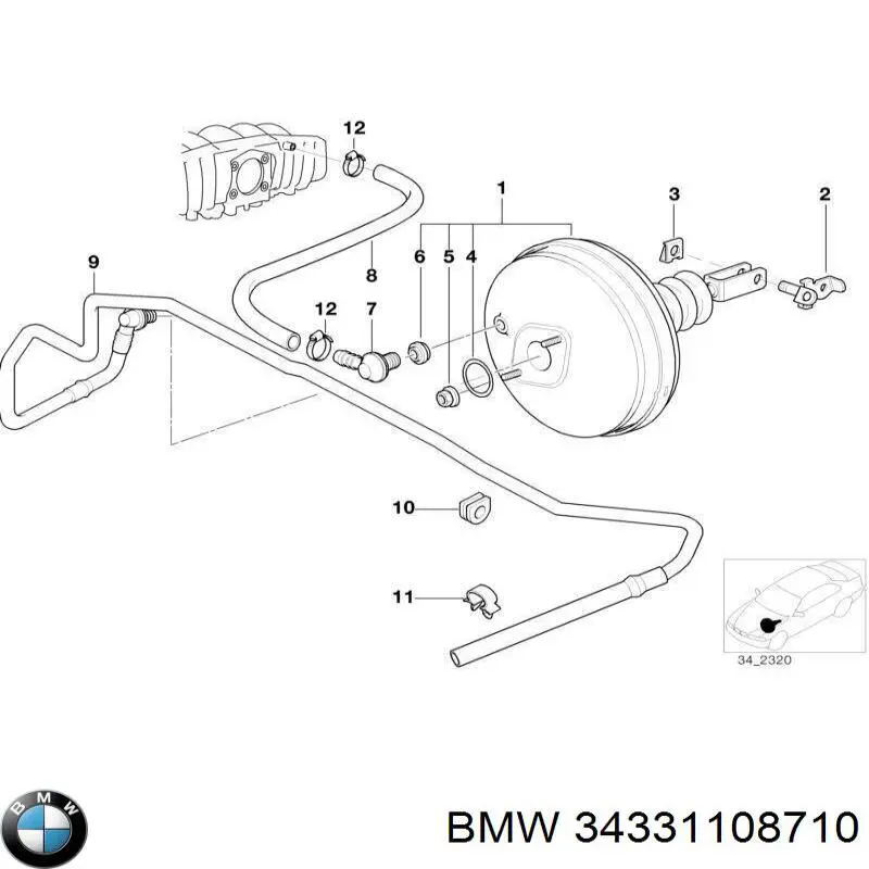 34331108710 BMW 
