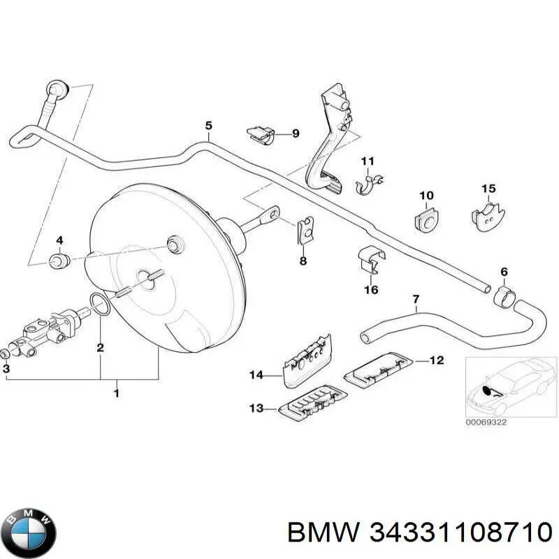 Купить 34331108710 BMW 
