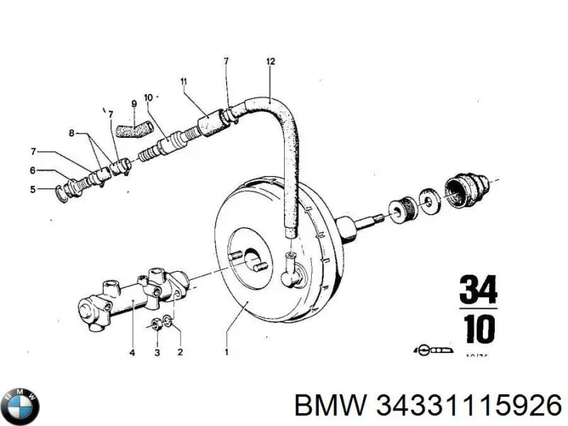  34331115926 BMW