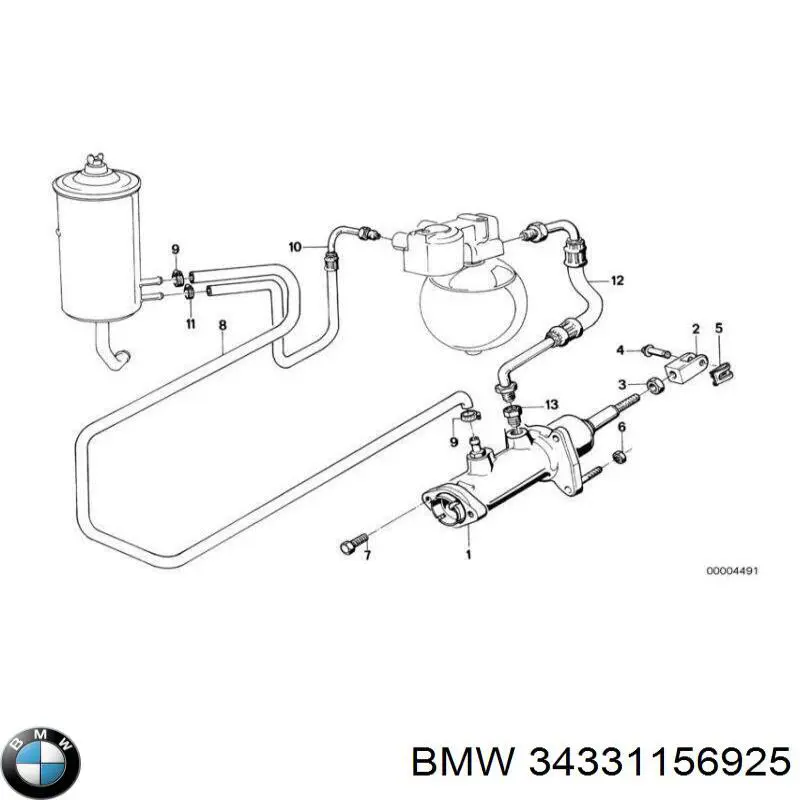  Усилитель тормозов BMW 7 