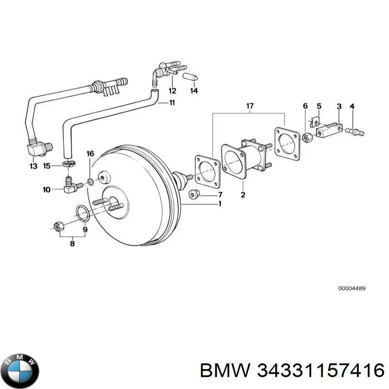 Усилитель тормозов вакуумный на BMW 5 (E28) купить.
