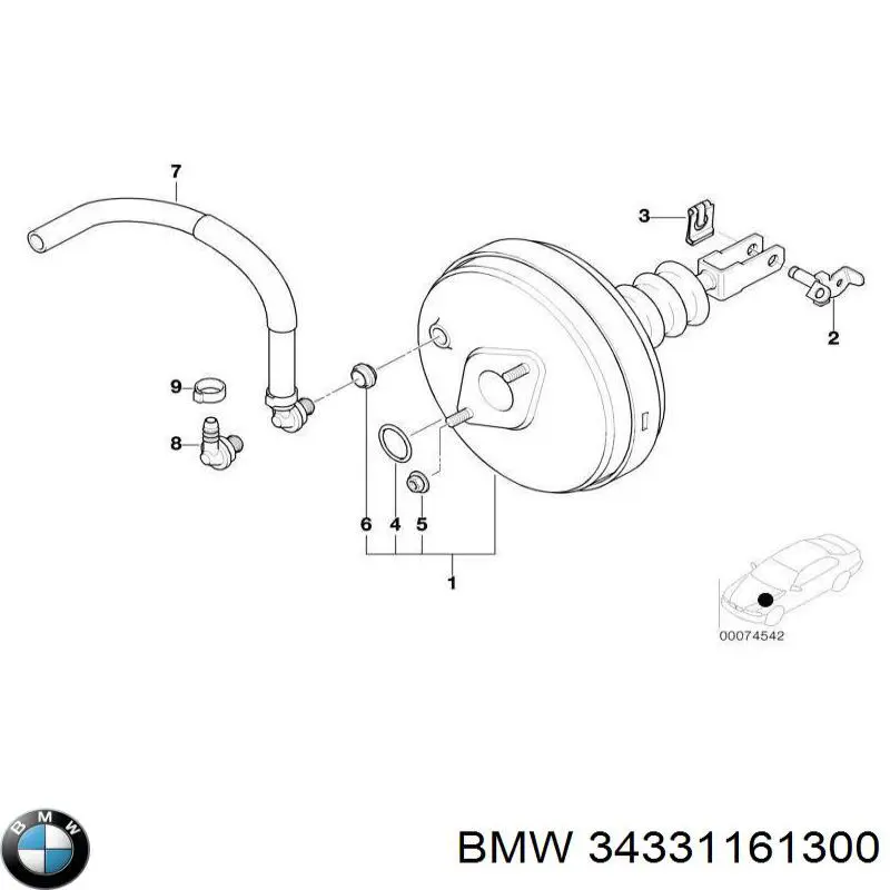  34331161300 BMW