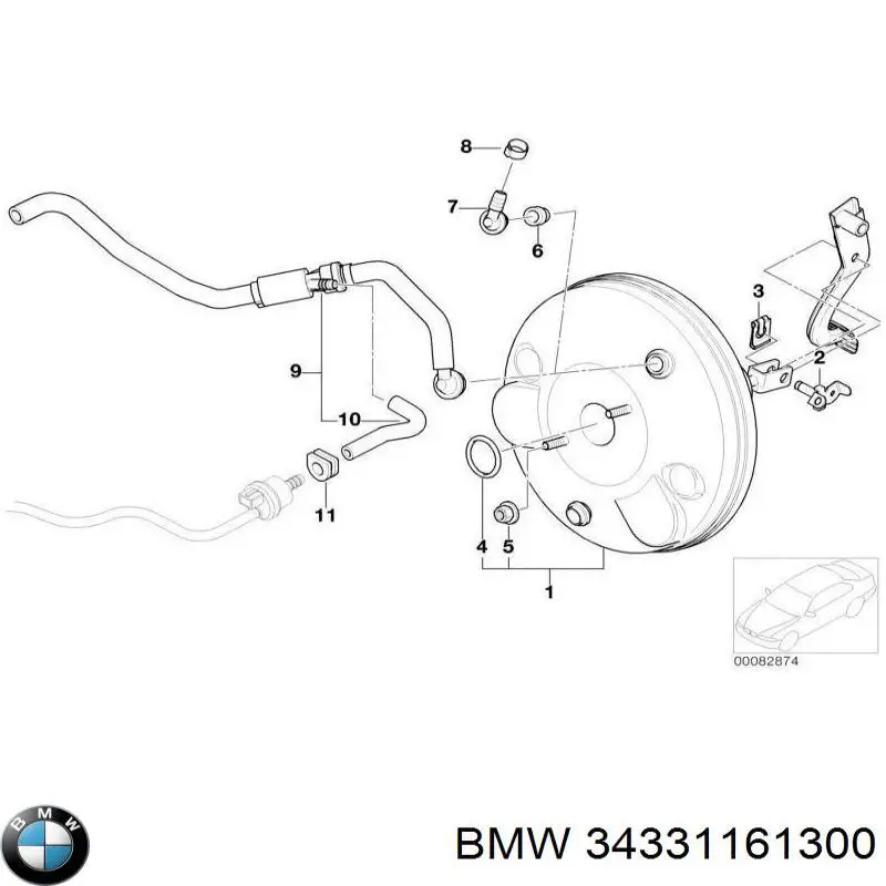 Купить 34331161300 BMW 