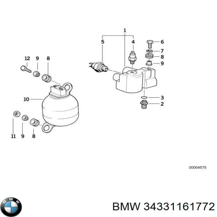 Цилиндр тормозной главный на BMW 8 (E31) купить.