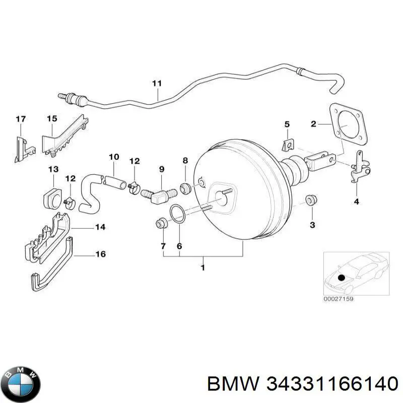 Купить 34331166140 BMW 