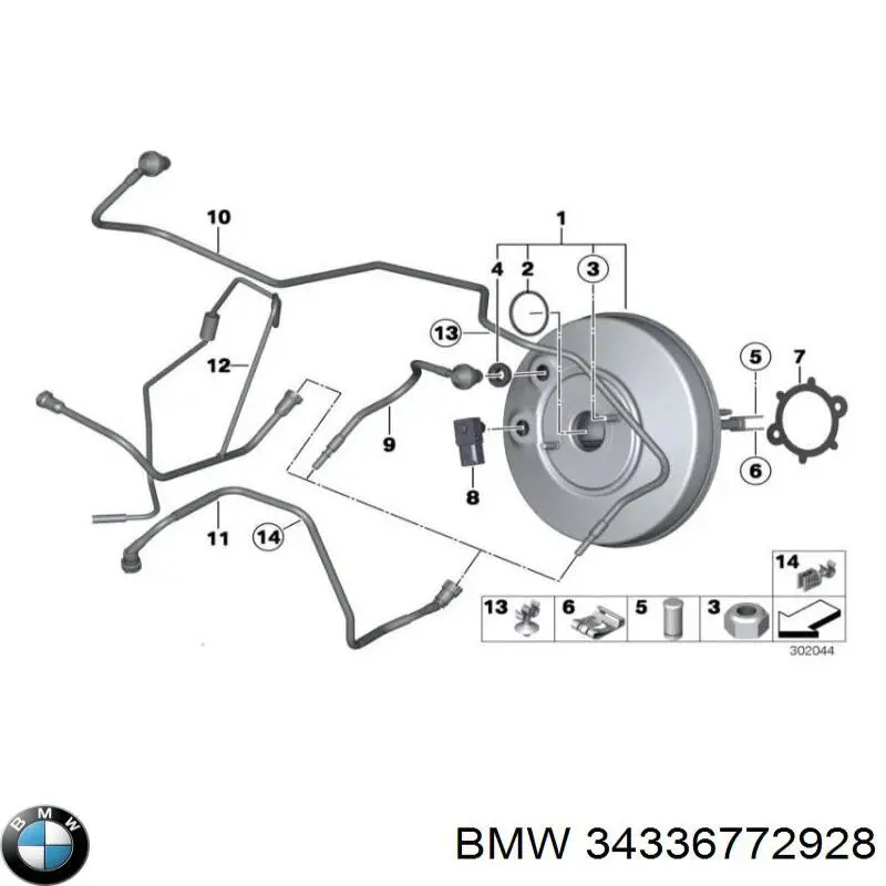  BMW 34336772928 цена, от 3.06 USD