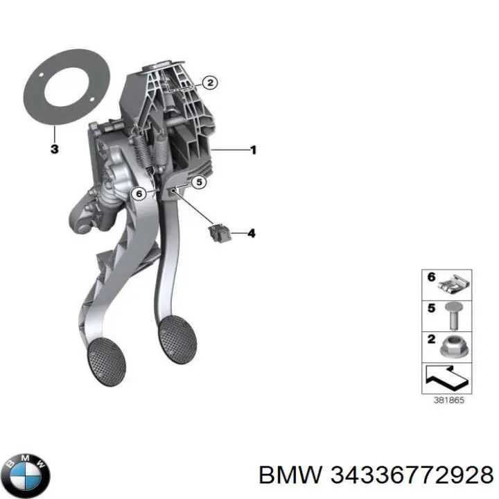 Купить 34336772928 BMW 
