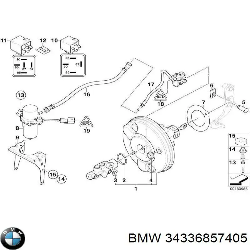 Вакуумный насос BMW 34336857405 цена, от 188.77 USD