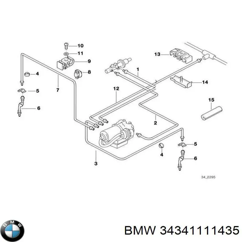 Тройник тормозных трубок 7700634173 Renault (RVI)