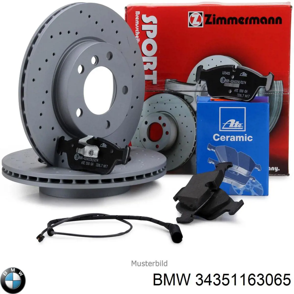 Датчик износа колодок BMW 34351163065