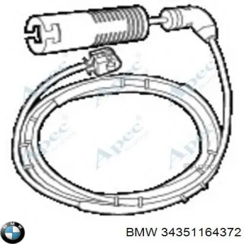 Купить 34351164372 BMW Датчик износа тормозных колодок задний