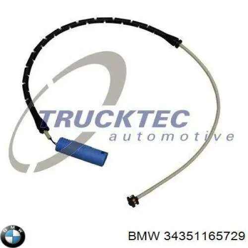 Датчик износа тормозных колодок передний 34351165729 BMW