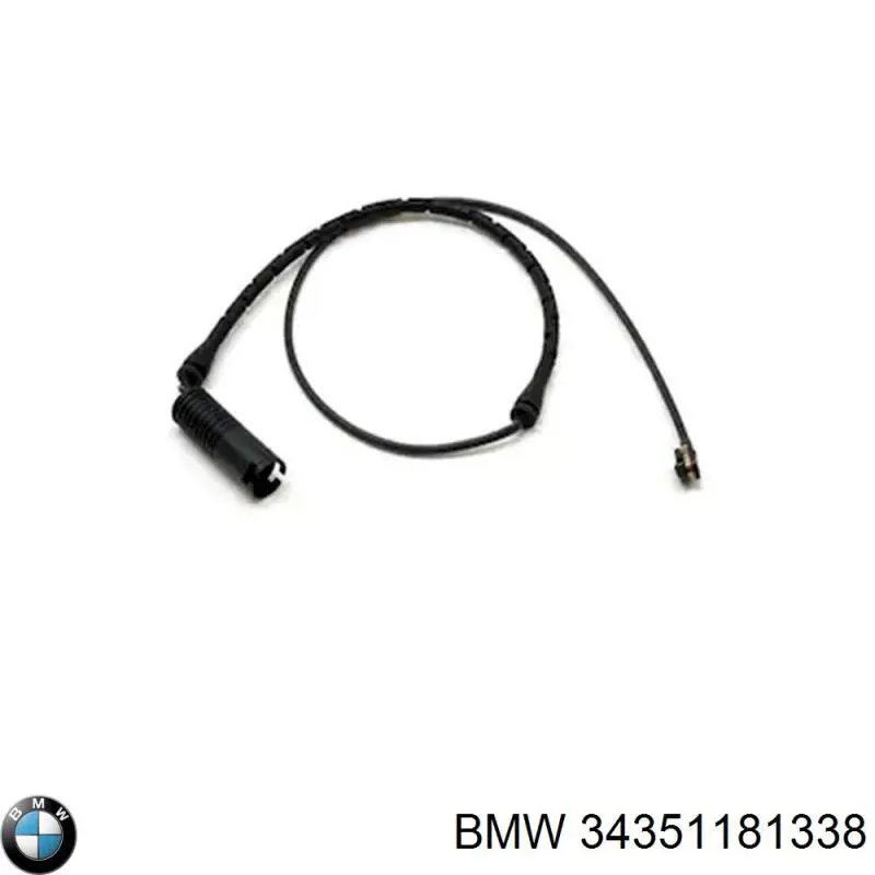 34351181338 BMW датчик износа тормозных колодок передний