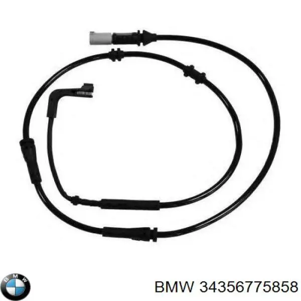 34356775858 BMW sensor traseiro de desgaste das sapatas do freio