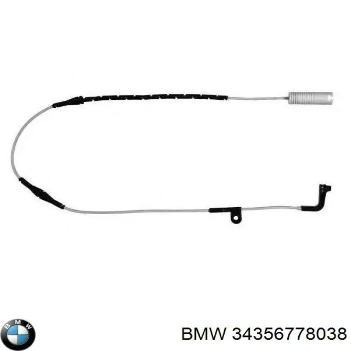 34356778038 BMW датчик износа тормозных колодок задний