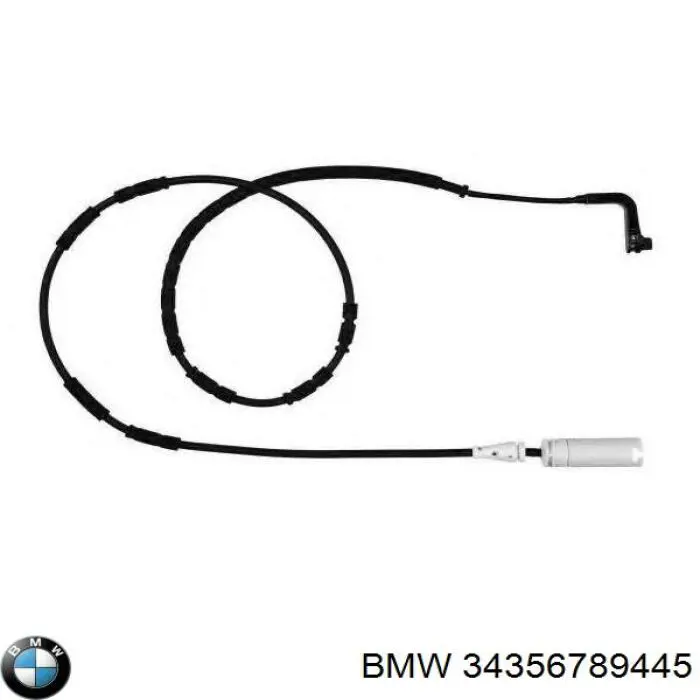 34356789445 BMW sensor traseiro de desgaste das sapatas do freio