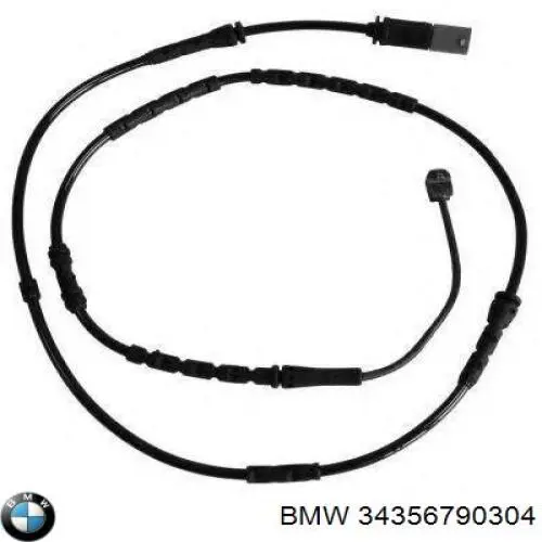 34356790304 BMW sensor traseiro de desgaste das sapatas do freio