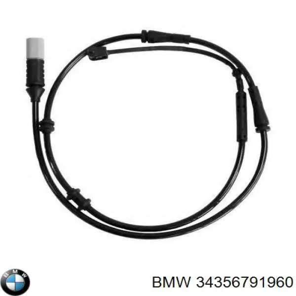 34356791960 BMW sensor traseiro de desgaste das sapatas do freio