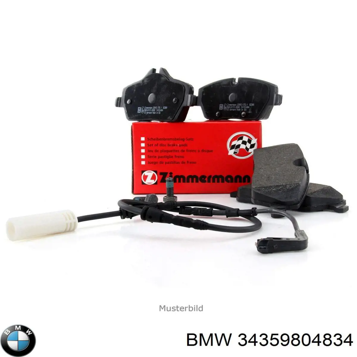 Датчик износа тормозных колодок, задний BMW 34359804834 цена, от 12.22 USD
