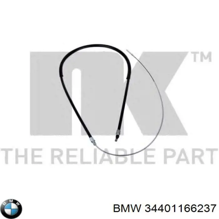 Задний правый трос ручника 34401166237 BMW