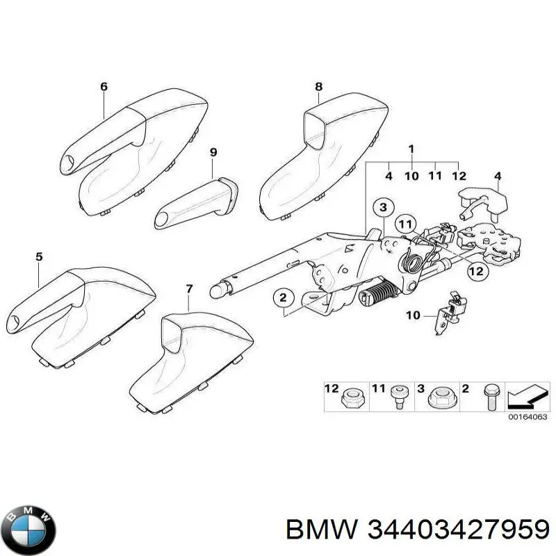 Avalanca do freio de estacionamento para BMW X3 (E83)