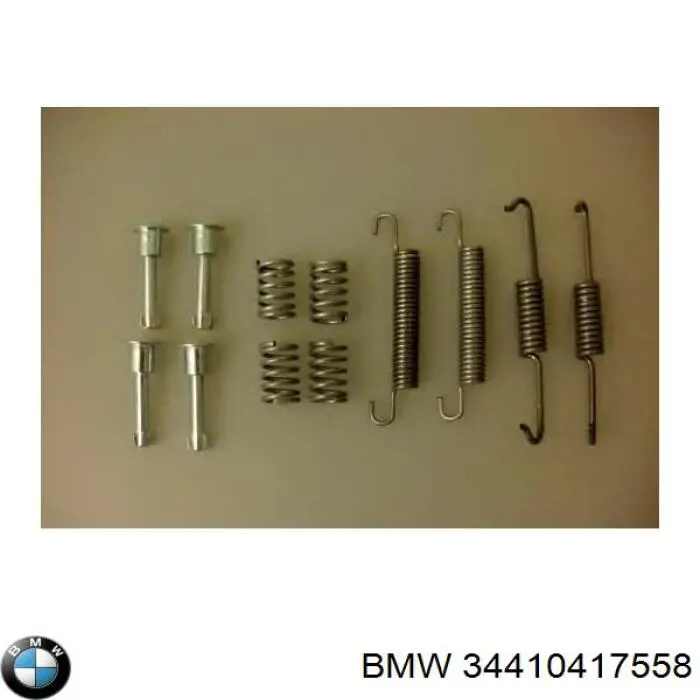 34410417558 BMW монтажный комплект задних барабанных колодок