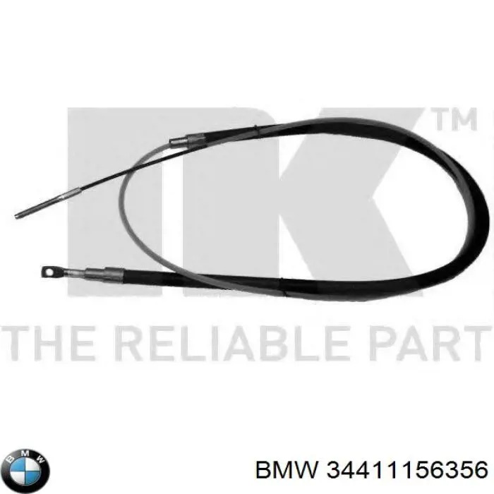 Задний трос ручника BMW 34411156356 цена, от 8.82 USD