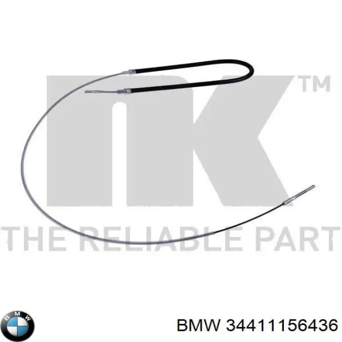 Задний трос ручника BMW 34411156436 цена, от 9.63 USD