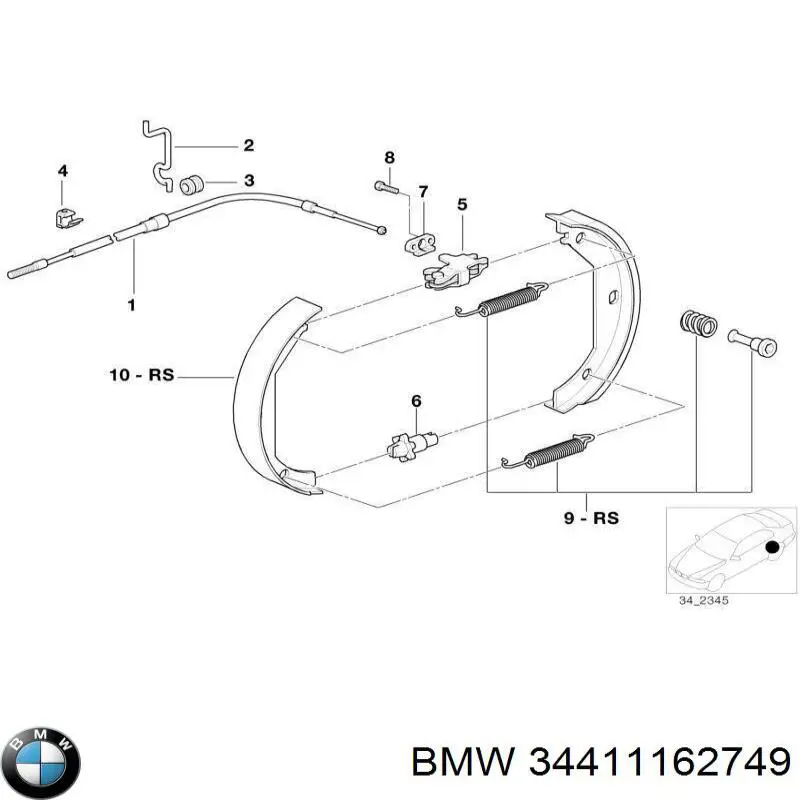 34411162749 BMW 