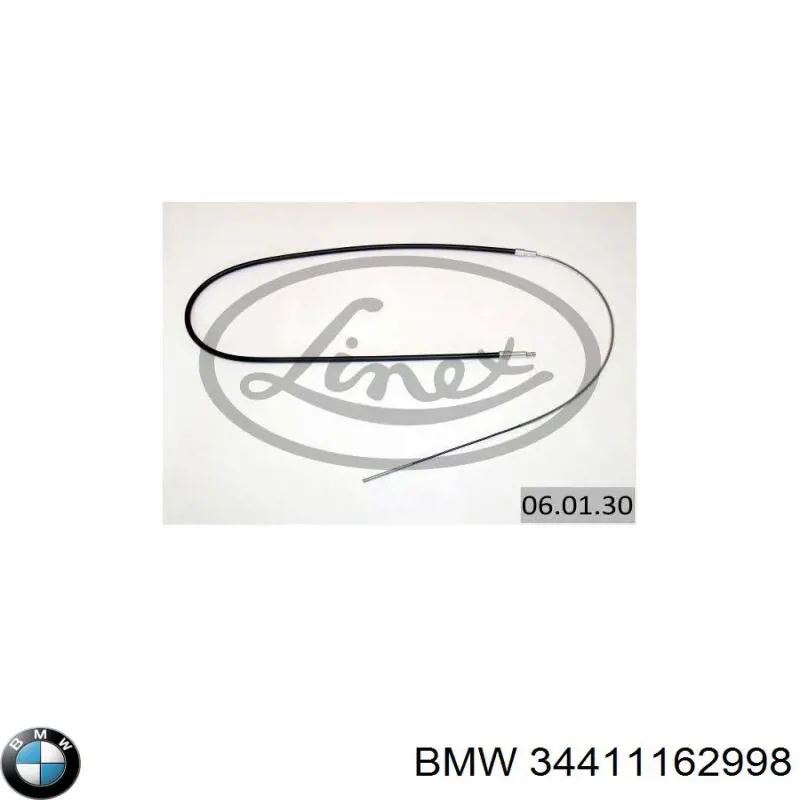 Трос ручника 34411162998 BMW