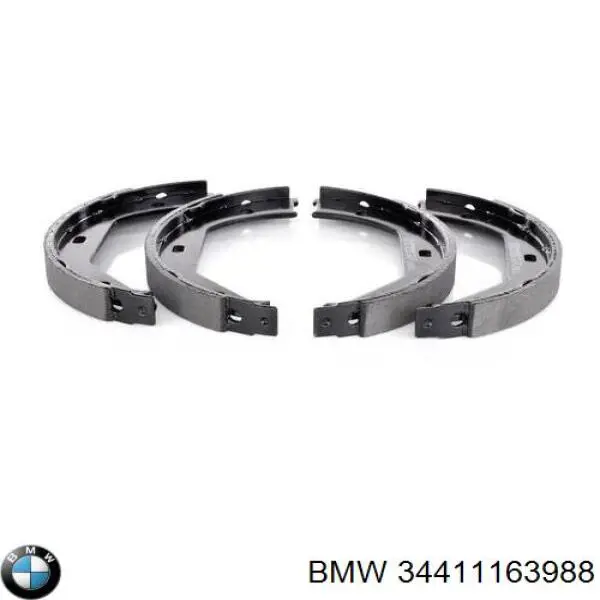 Купить 34411163988 BMW Колодки ручника/стояночного тормоза