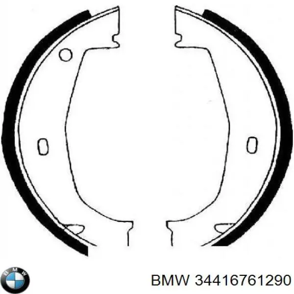 Тормозные колодки стояночного тормоза BMW 34416761290 цена, от 21.19 USD